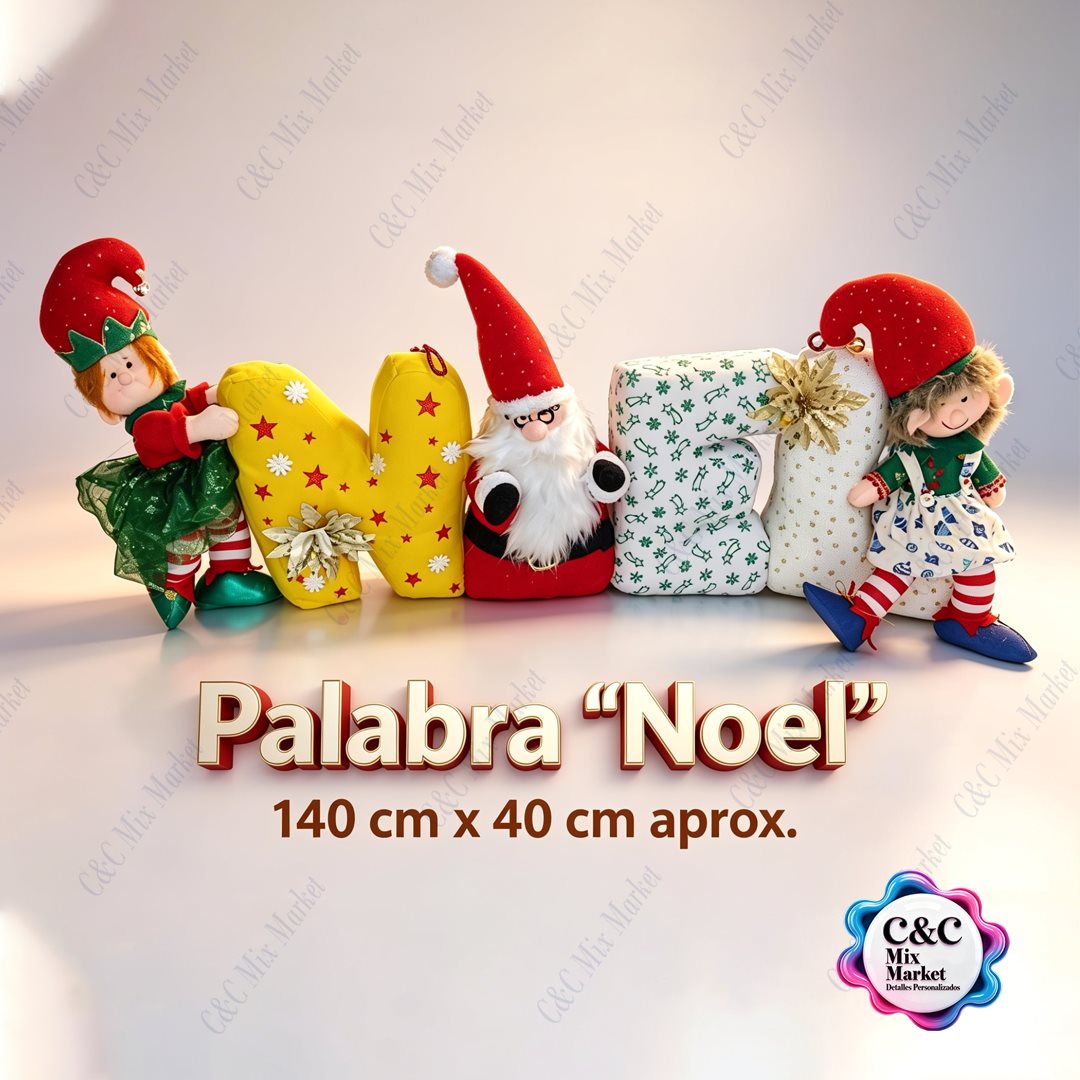 Palabra NOEL Decorativa