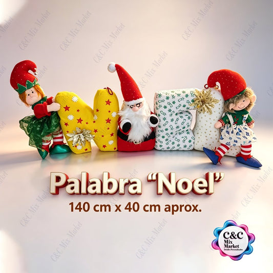 Palabra NOEL Decorativa