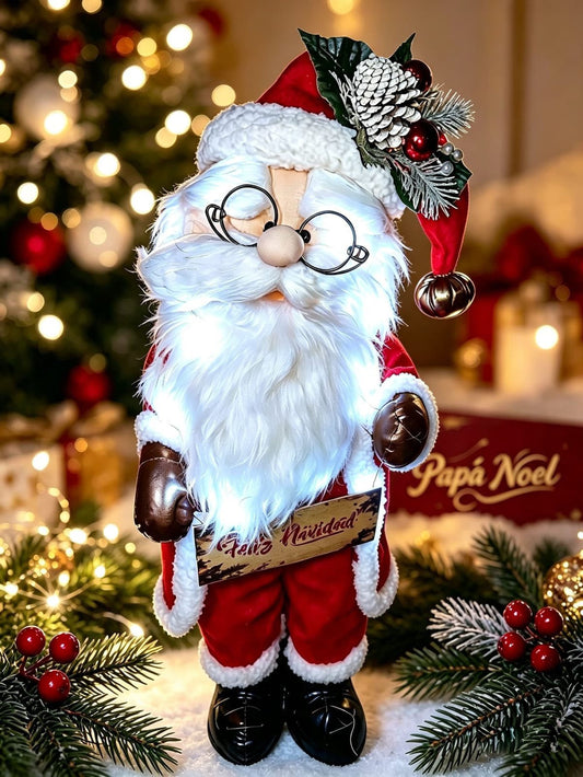Papá Noel con Luces LED