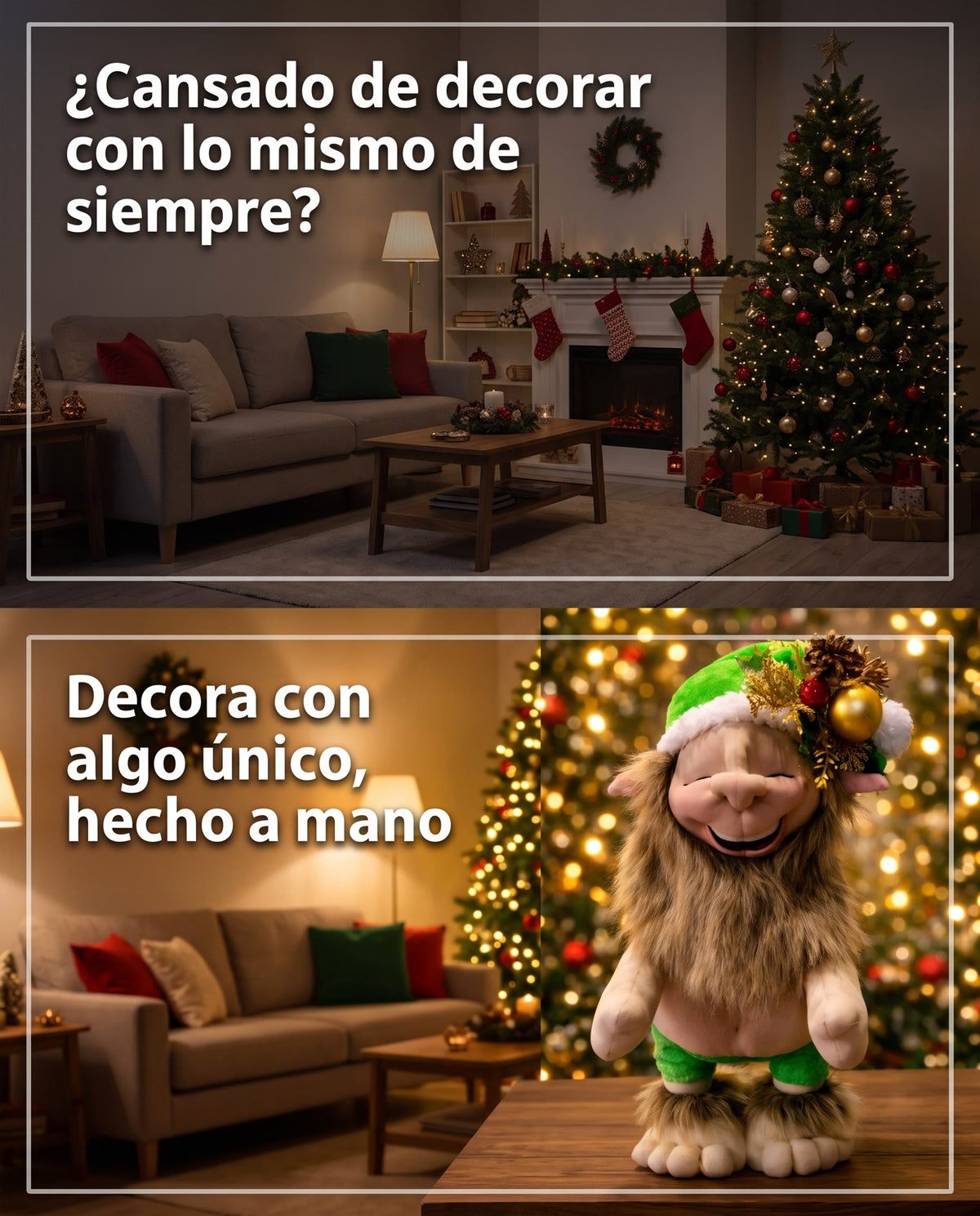 Decora con algo único: Duende Naturito hecho a mano
