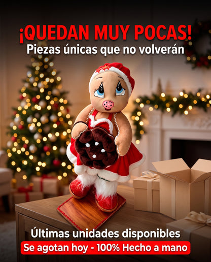 Galleta Navideña - Muñeca Artesanal Navideña 45cm, Edición Limitada