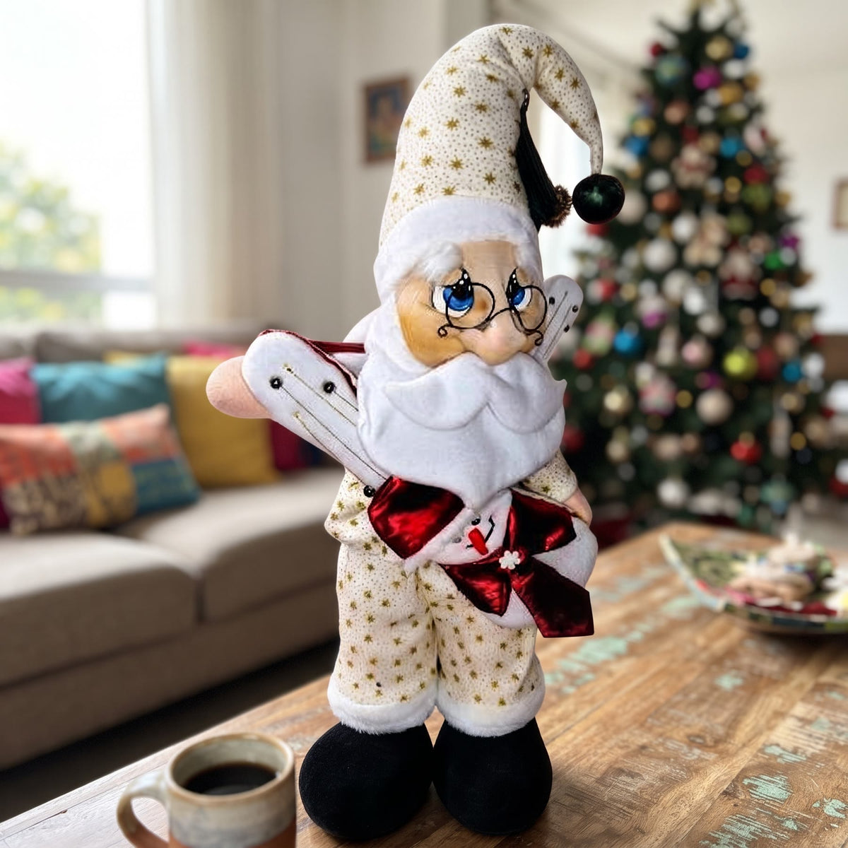 Noel Bohemio, Papá Noel artesanal de 75 cm hecho a mano