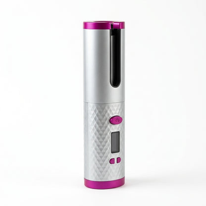 Rizadora Automática Inalámbrica Hg-007 - Cerámica y Turmalina, 6 Temperaturas y 6 Tiempos